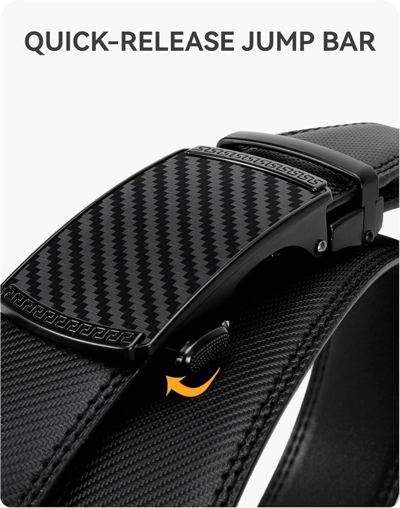 CHAOREN 40mm Ratchet Belt Buckle Only for 1 3/8 Slide Belt Strap, Automatic Click Buckle Adjustable - Image 3